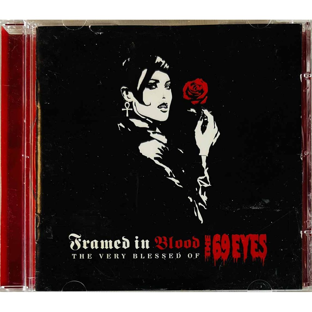 69 Eyes Käytetty CD Framed in blood: The very blessed of the 69 Eyes  kansi EX levy EX- Käytetty CD