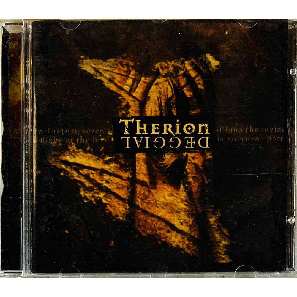 Therion  Käytetty CD Deggial  kansi EX levy VG+ Käytetty CD