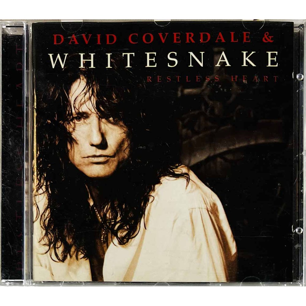 David Coverdale & Whitesnake Käytetty CD Restless Heart  kansi EX levy VG+ Käytetty CD