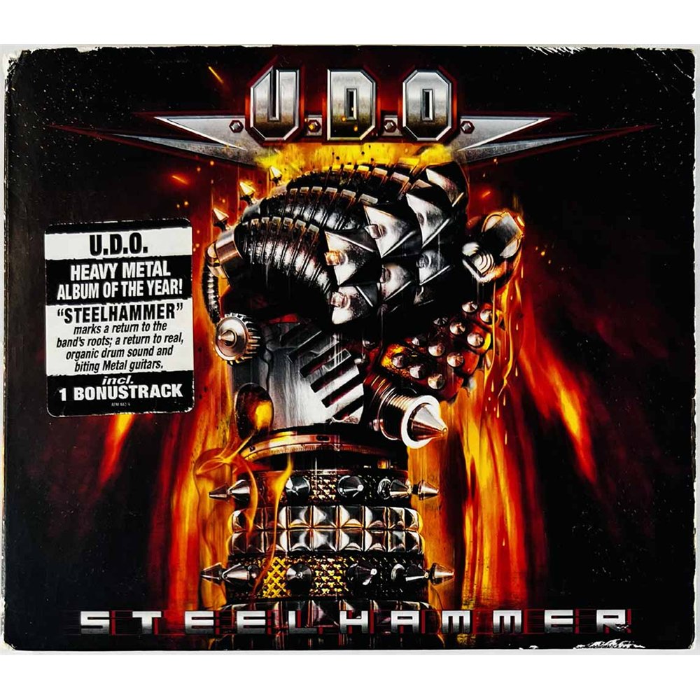 U.D.O. Käytetty CD Steelhammer  kansi G+ levy VG+ Käytetty CD