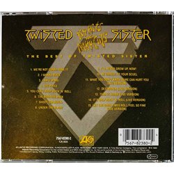 Twisted Sister Käytetty CD Big hits and nasty cuts - The Bbst of Twisted Sister  kansi EX levy EX- Käytetty CD