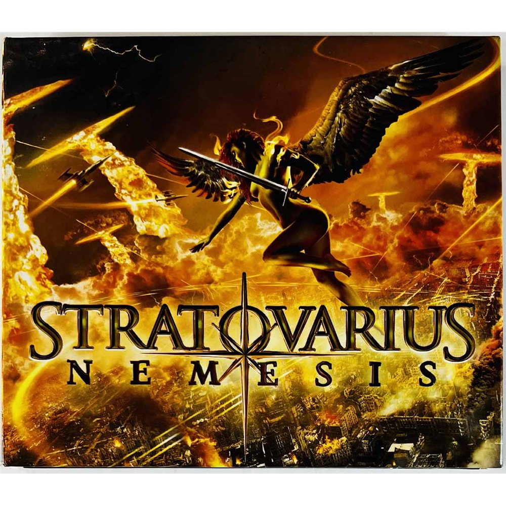 Stratovarius Käytetty CD Nemesis, digibook  kansi EX levy VG Käytetty CD