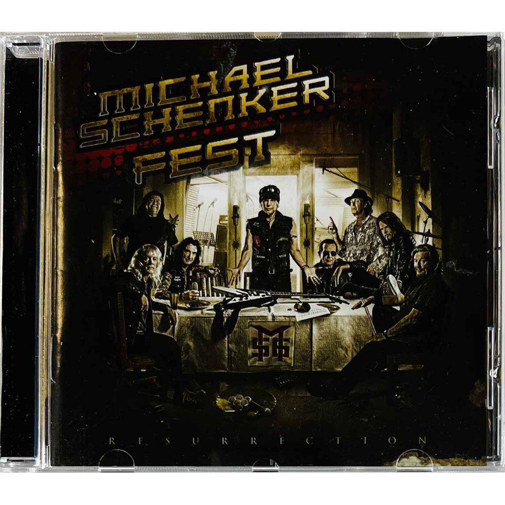 Michael Schenker Fest Käytetty CD Resurrection  kansi EX levy VG+ Käytetty CD