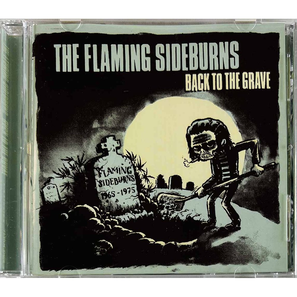 Flaming Sideburns Käytetty CD Back To The Grave  kansi EX levy EX Käytetty CD