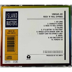 Vinegar Joe Käytetty CD Rock'n Roll Gypsies  kansi EX levy EX- Käytetty CD