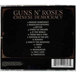 Guns N' Roses Käytetty CD Chinese Democracy  kansi EX levy EX Käytetty CD