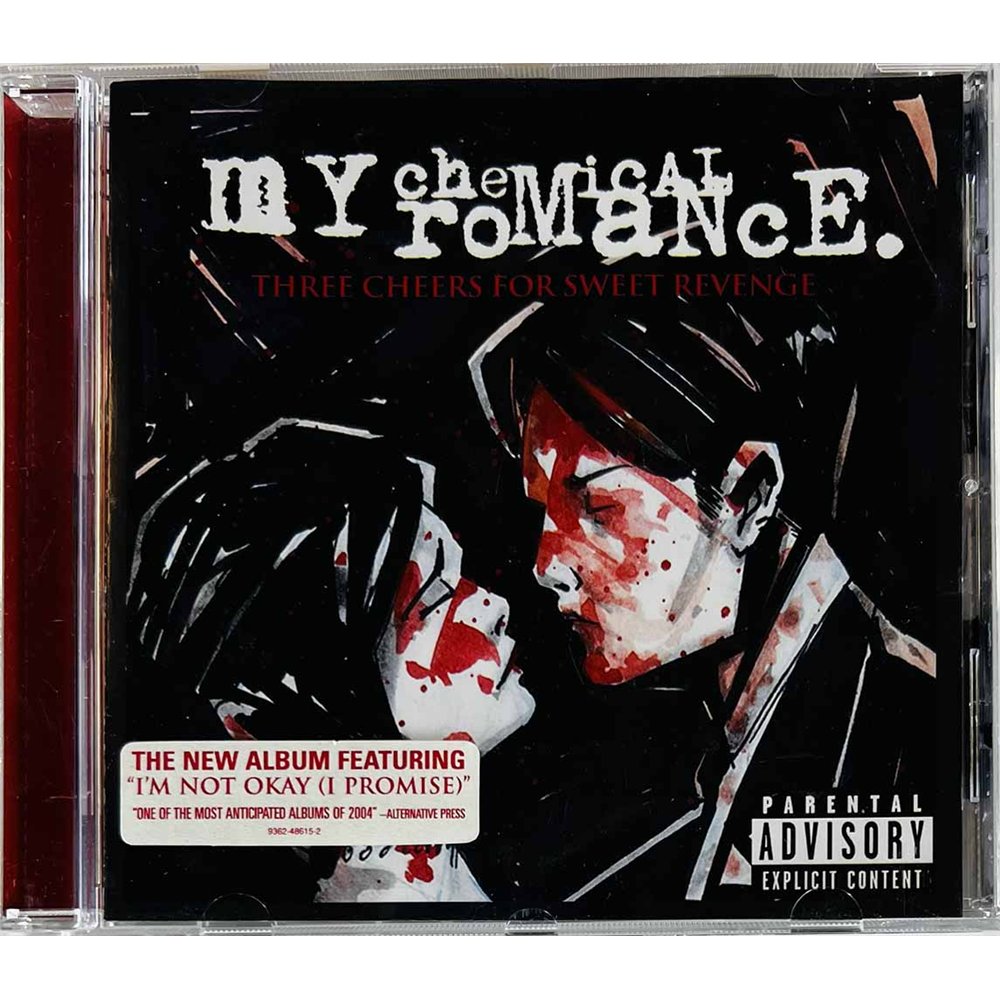 My Chemical Romance Käytetty CD Three cheers for sweet revenge  kansi EX levy VG+ Käytetty CD