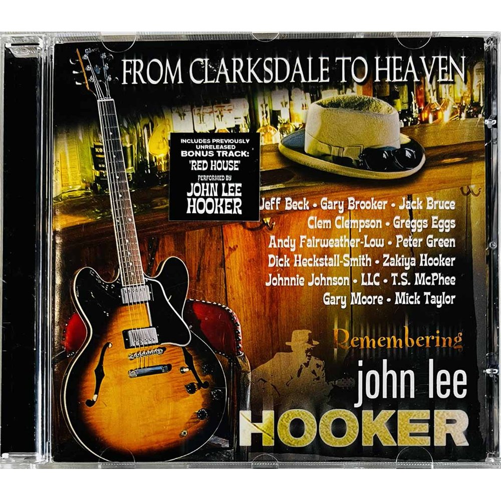 Jeff Beck, Jack Bruce, Gary Brooker Käytetty CD From Clarksdale To Heaven - Remembering John Lee Hooker  kansi EX levy EX Käytet