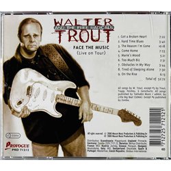 Walter Trout and the Free Radicals Käytetty CD Face the Music (Live On Tour)  kansi EX levy EX Käytetty CD