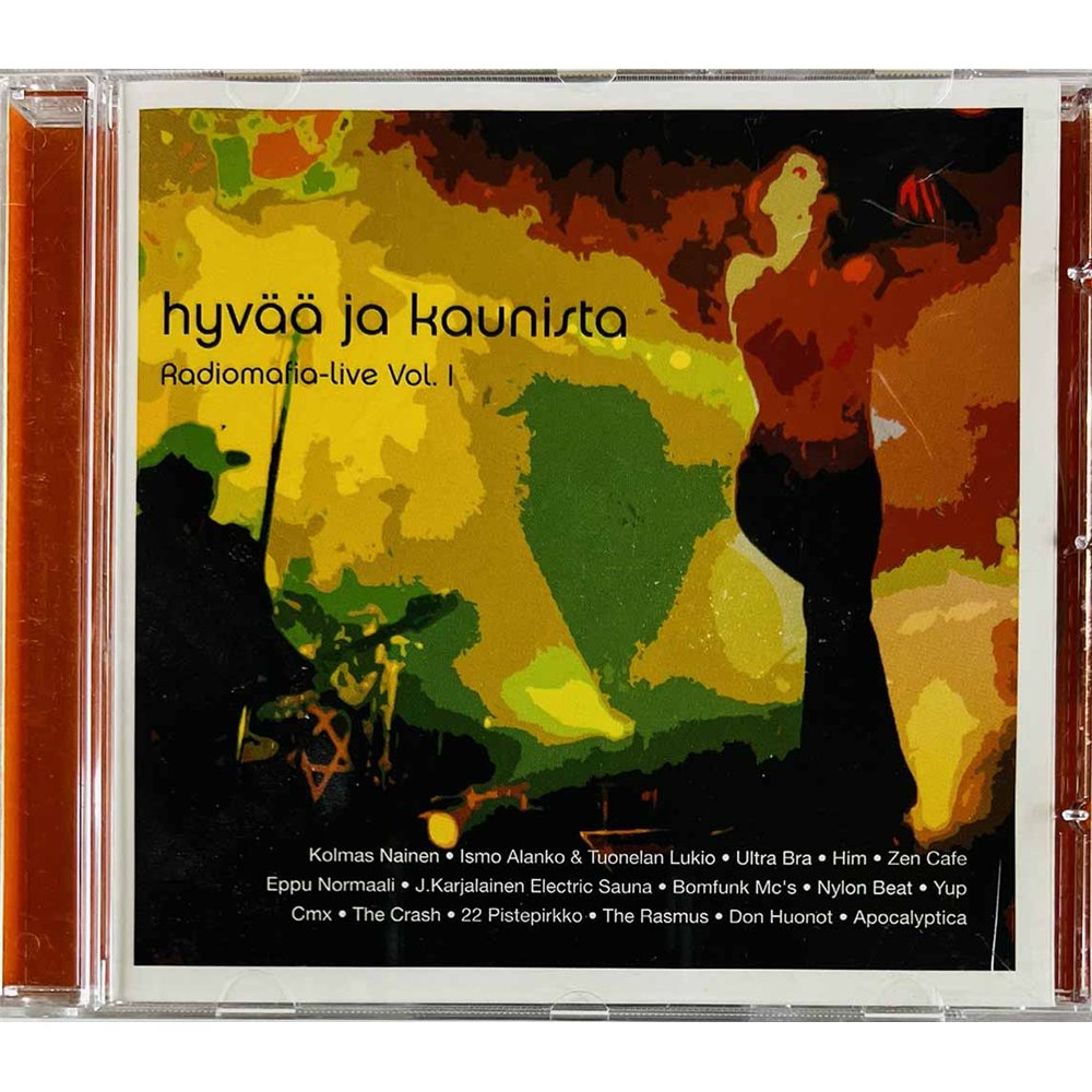 CMX, HIM, Apocalyptica, Ultra Bra Käytetty CD Hyvää ja kaunista Radiomafia-live vol.1  kansi EX levy EX- Käytetty CD