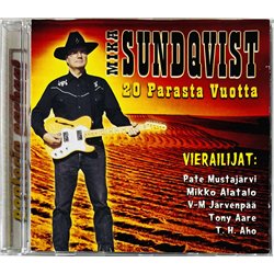 Sundqvist Mika Käytetty CD 20 Parasta Vuotta  kansi EX levy EX Käytetty CD