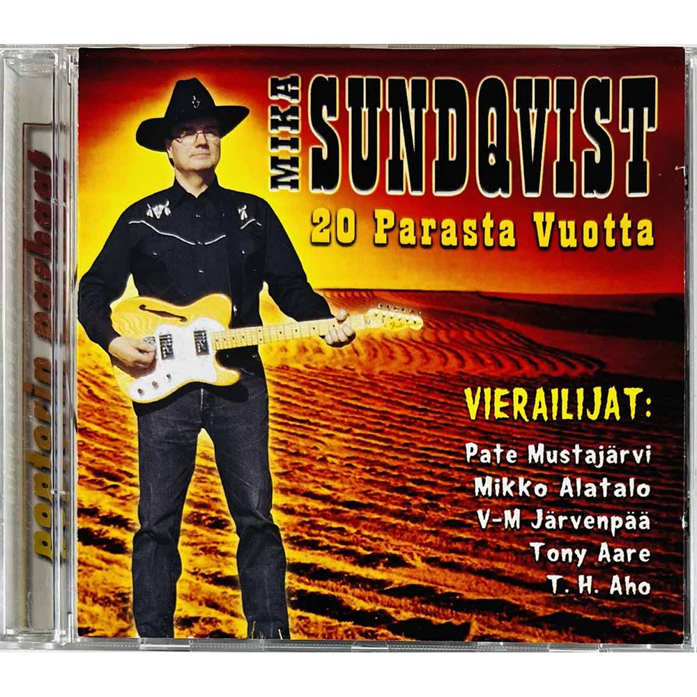 Sundqvist Mika Käytetty CD 20 Parasta Vuotta  kansi EX levy EX Käytetty CD