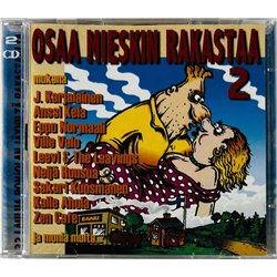 Juice, Nurmio, Pate, Badding, Eput Käytetty CD Osaa mieskin rakastaa 2 2CD  kansi EX levy EX Käytetty CD
