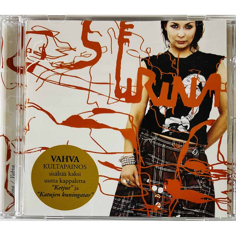 Irina Käytetty CD Vahva kultapainos  kansi EX levy EX Käytetty CD