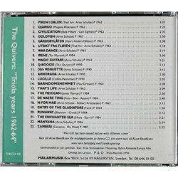 Quivers Käytetty CD The Quivers Triola years 1962-1964  kansi EX levy EX Käytetty CD
