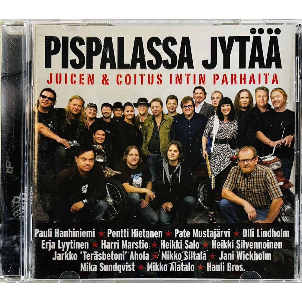 Olli Lindholm, Pate Mustajärvi ym. Käytetty CD Pispalassa Jytää - Juicen & Coitus Intin Parhaita  kansi EX levy EX Käytetty CD
