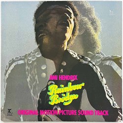 Hendrix Jimi LP Rainbow Bridge, original motion picture sound track  kansi EX- levy EX Käytetty LP