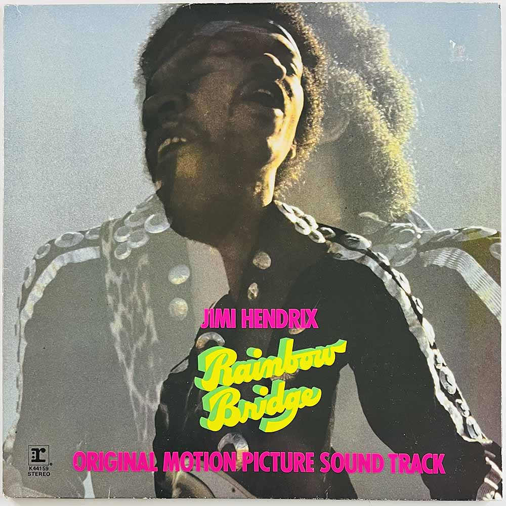 Hendrix Jimi LP Rainbow Bridge, original motion picture sound track  kansi EX- levy EX Käytetty LP