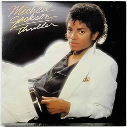 Jackson Michael LP Thriller  kansi EX levy EX- Käytetty LP