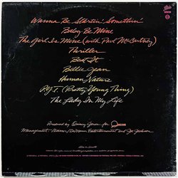 Jackson Michael LP Thriller  kansi EX levy EX- Käytetty LP