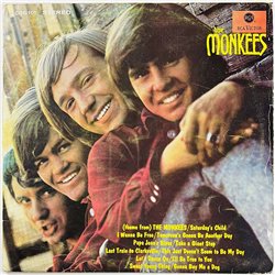 Monkees LP The Monkees  kansi G levy G Käytetty LP