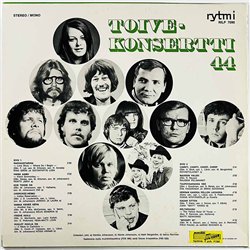 Koivistolaiset, Iivana Nyhtänköljä, Kid LP Toivekonsertti 44  kansi VG+ levy EX- Käytetty LP