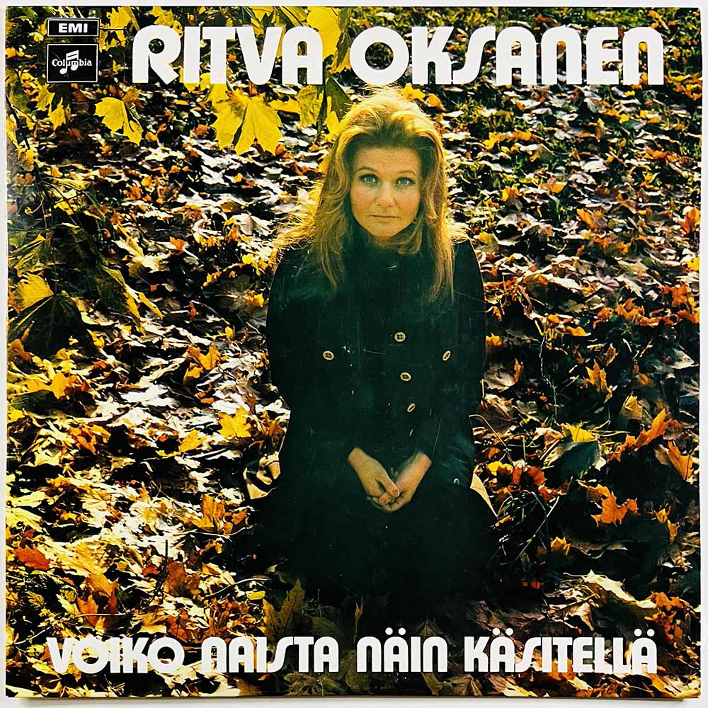 Oksanen Ritva LP Voiko naista näin käsitellä  kansi EX levy EX Käytetty LP