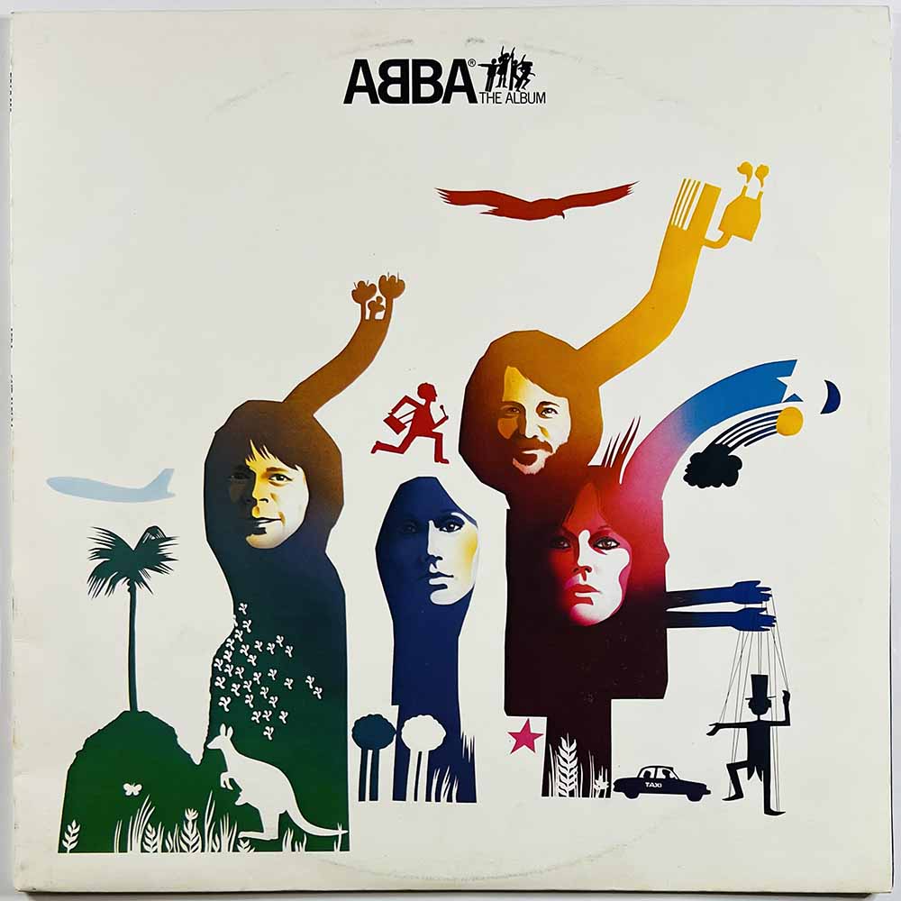 Abba LP The Album  kansi EX levy VG+ Käytetty LP