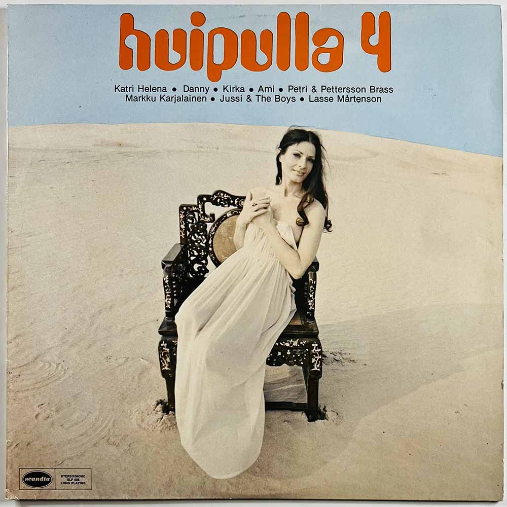 Ami, Danny, Kirka, Jussi Raittinen LP Huipulla 4  kansi EX levy EX Käytetty LP