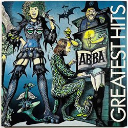 Abba LP Greatest Hits  kansi EX levy EX Käytetty LP