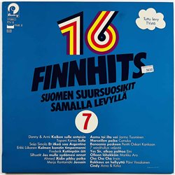 Eini, Irwin, Erkki Liikanen, Frederik ym. LP Finnhits 7  kansi EX levy EX- Käytetty LP