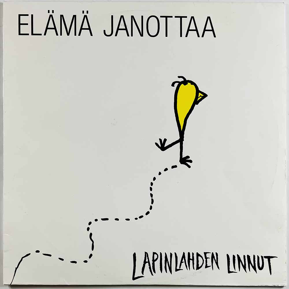 Lapinlahden Linnut LP Elämä janottaa  kansi EX levy EX Käytetty LP