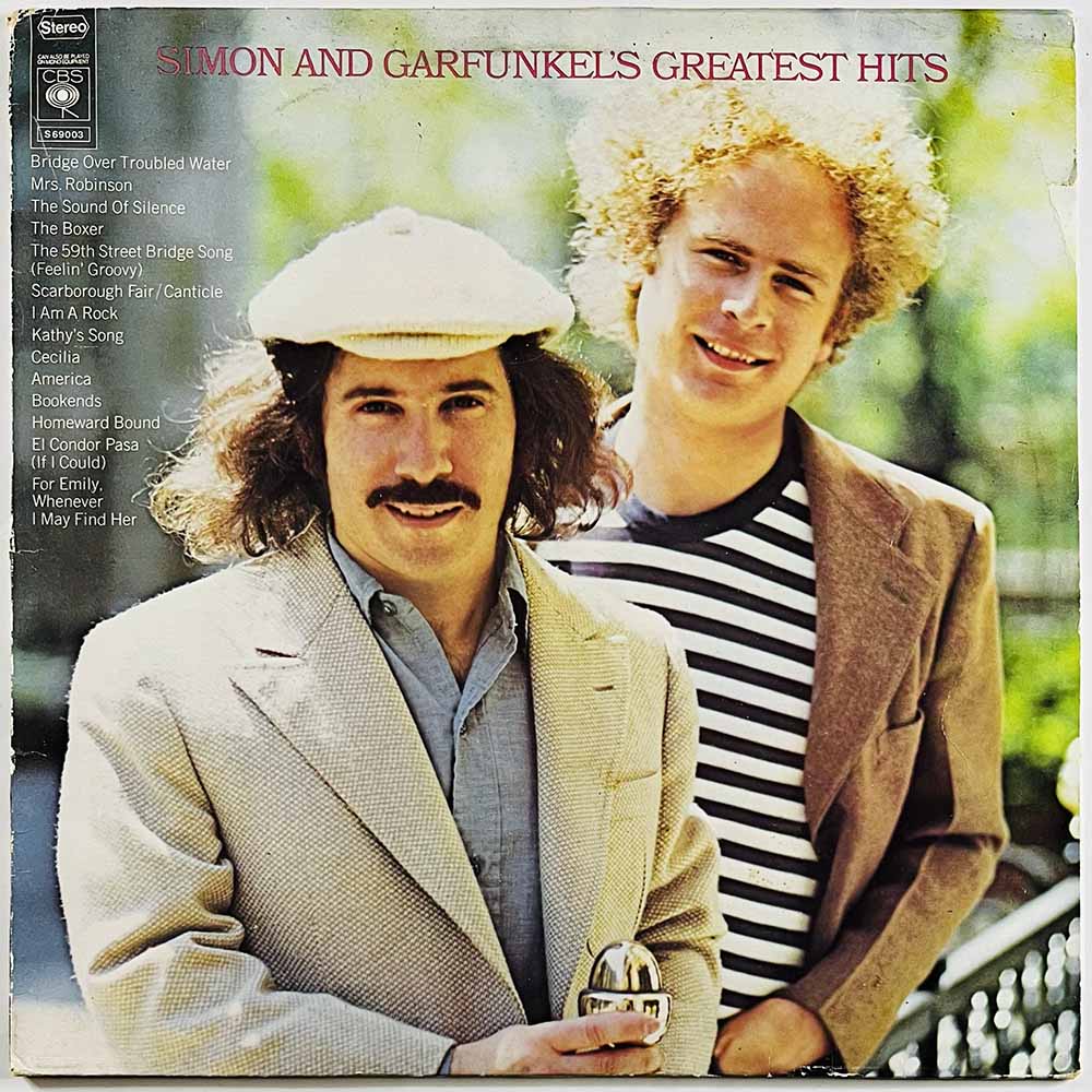Simon and Garfunkel LP Greatest Hits  kansi VG- levy EX- Käytetty LP