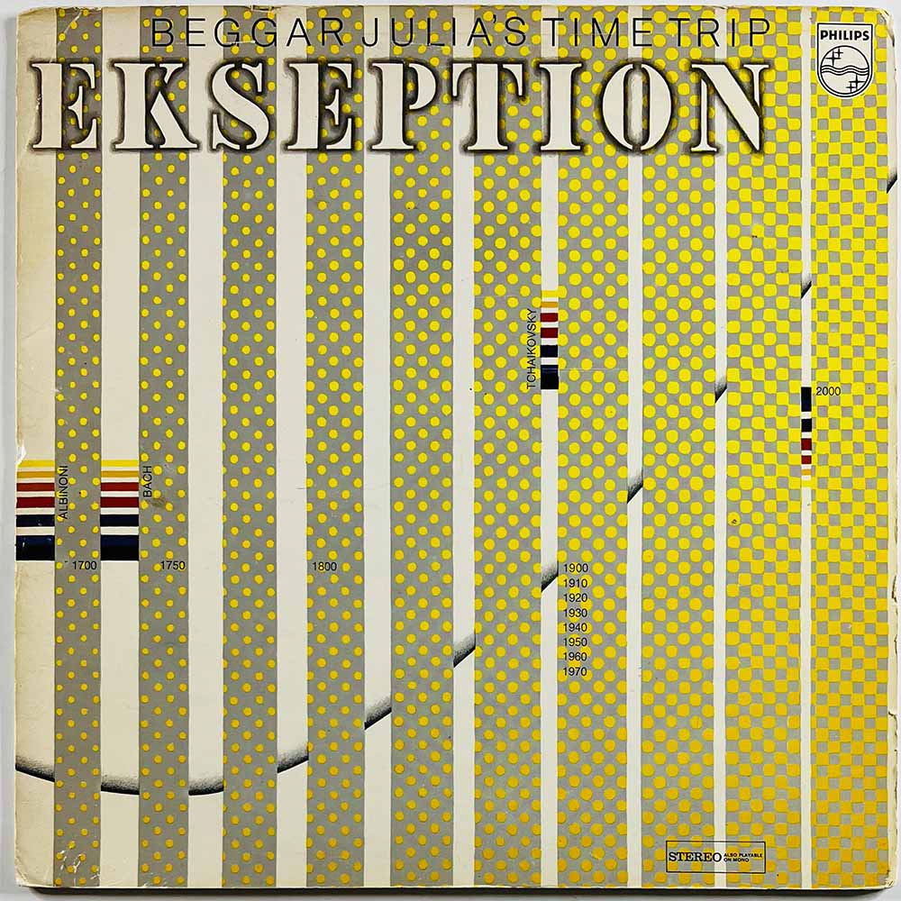 Ekseprion LP Beggar Julia's Time Trip  kansi VG levy EX- Käytetty LP