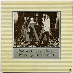 Wakeman Rick LP The six wives of Henry VIII  kansi EX- levy EX- Käytetty LP