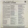 Cohen Leonard LP Songs of Leonard Cohen  kansi VG levy VG Käytetty LP