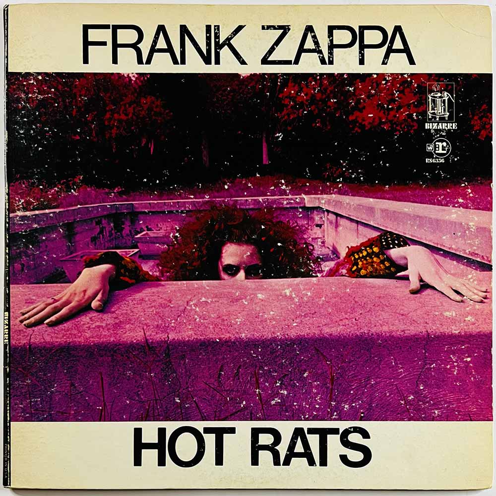 Zappa Frank LP Hot Rats  kansi VG levy VG+ Käytetty LP