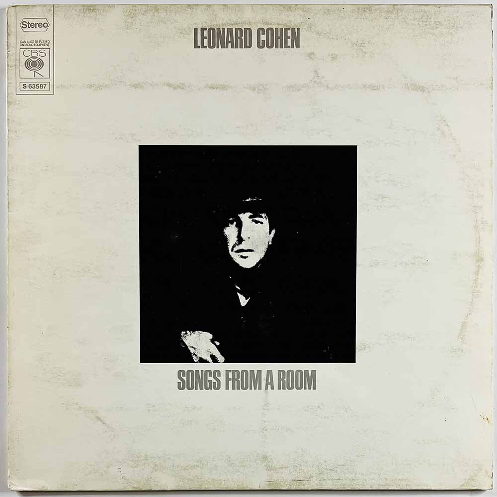 Cohen Leonard LP Songs from a room  kansi VG levy EX- Käytetty LP