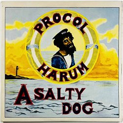 Procol Harum LP A whiter shade of pale / A salty dog 2LP  kansi EX- levy EX Käytetty LP