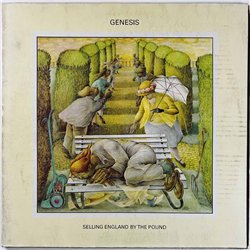 Genesis LP Selling England by the pound  kansi VG levy EX- Käytetty LP