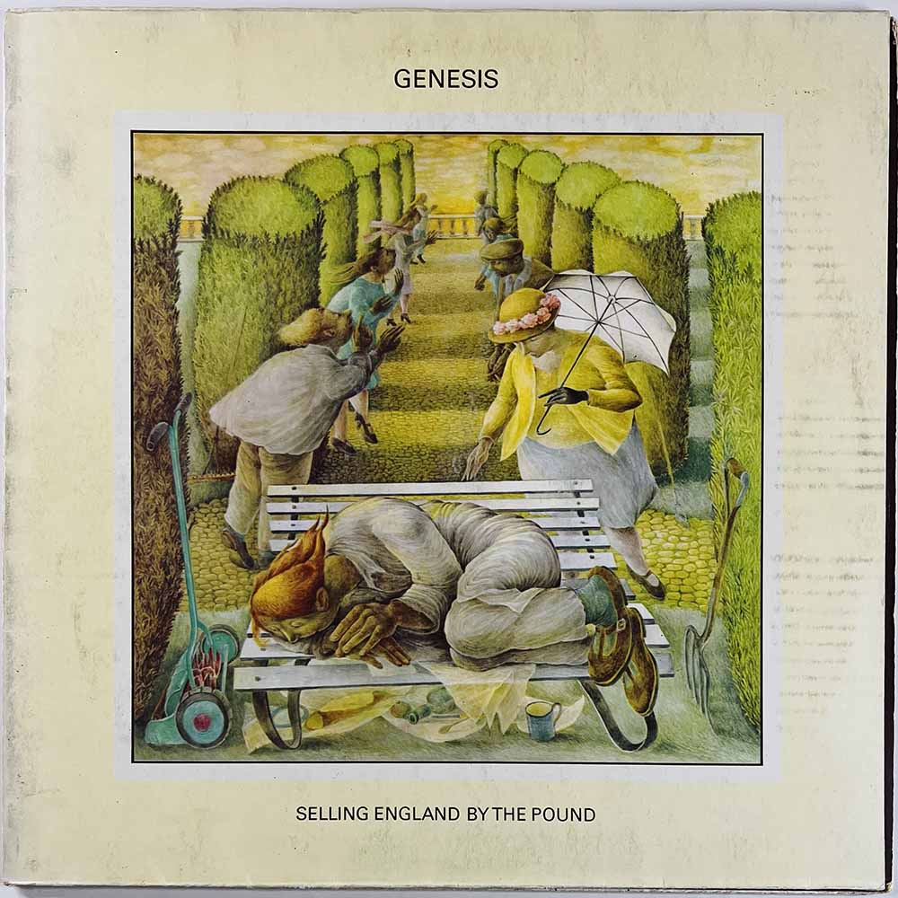 Genesis LP Selling England by the pound  kansi VG levy EX- Käytetty LP