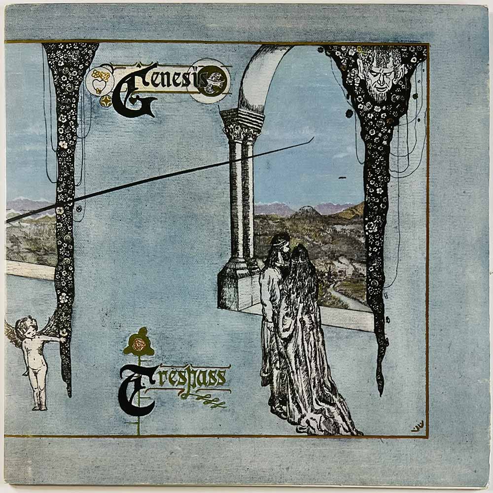 Genesis LP Trespass  kansi VG+ levy VG+ Käytetty LP