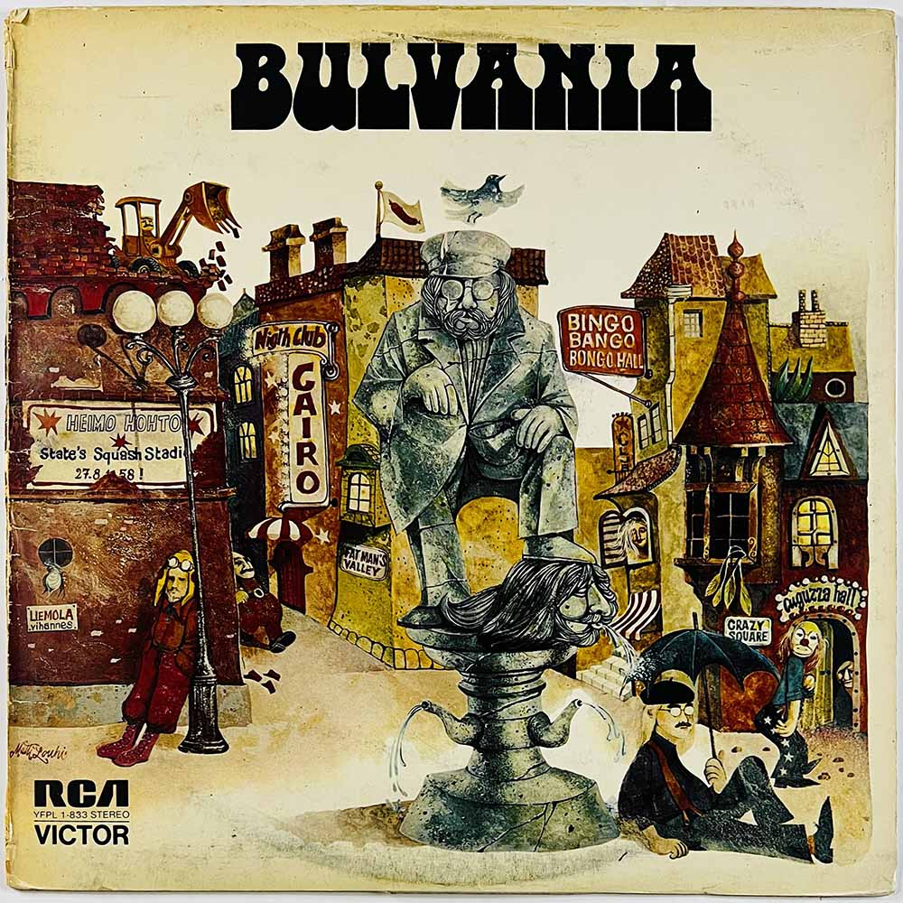 Hullujussi LP Bulvania  kansi G- levy EX Käytetty LP