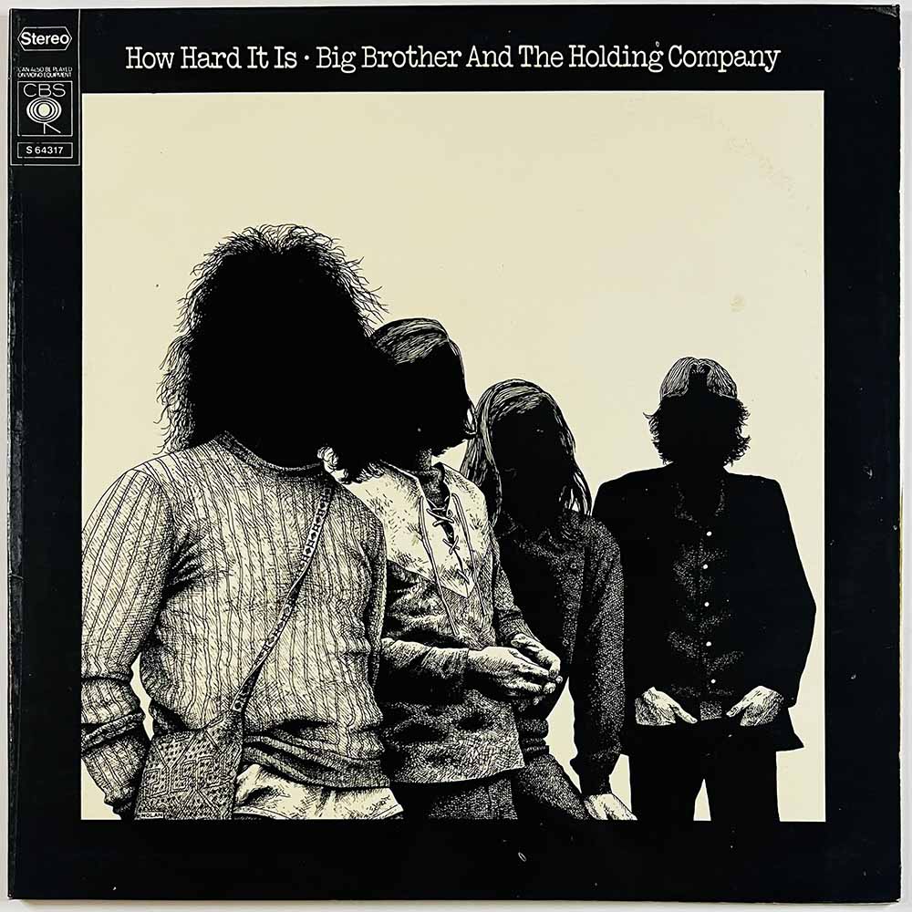 Big Brother And The Holding Company LP How hard it is  kansi VG+ levy EX Käytetty LP