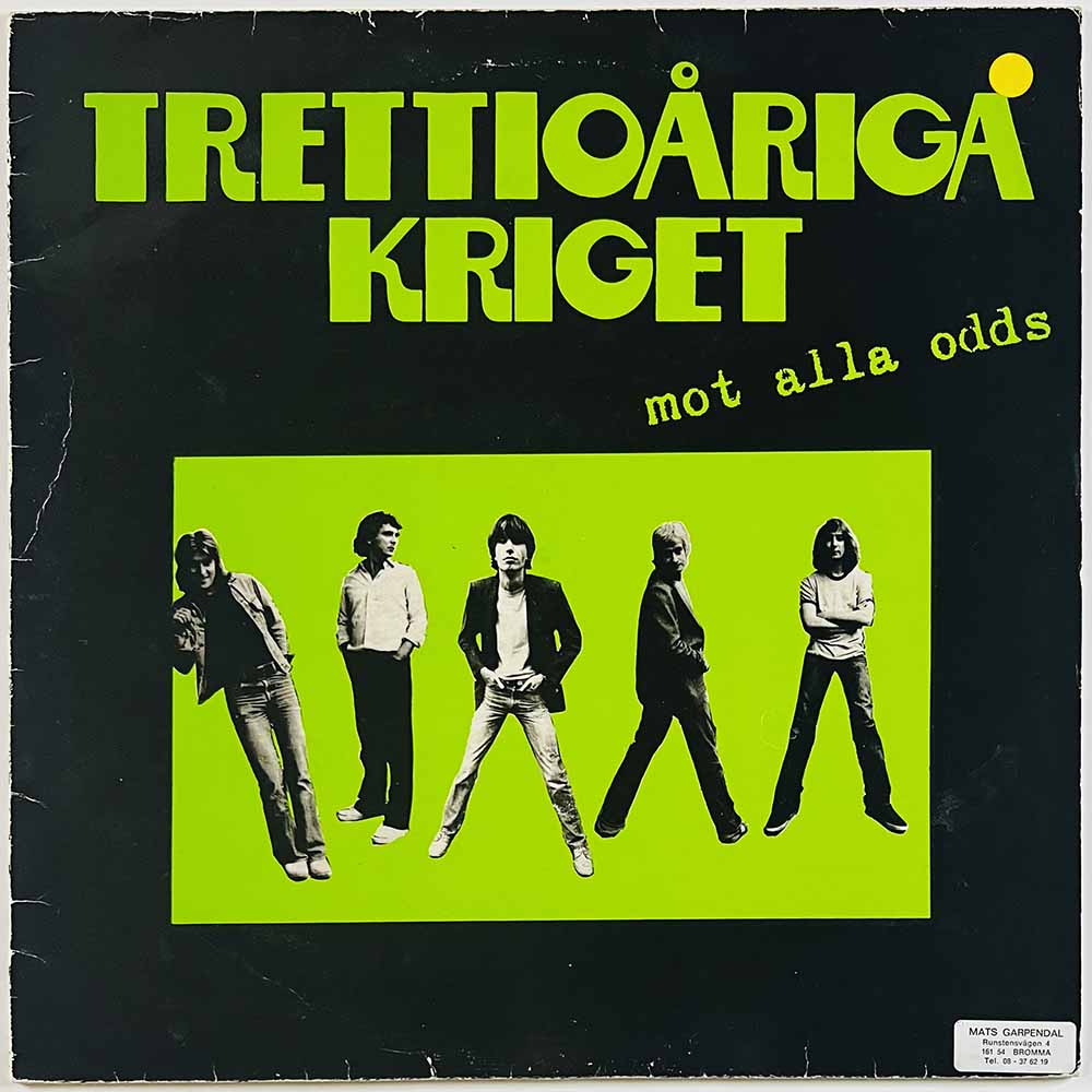 Trettioåriga Kriget LP Mot Alla Odds  kansi VG levy EX- Käytetty LP