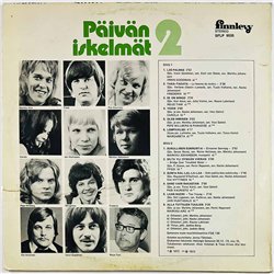 Carola, Fredi, Frederik, Irwin LP Päivän iskelmät 2  kansi VG- levy EX Käytetty LP