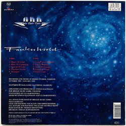 U.D.O. LP Faceless World  kansi EX- levy EX Käytetty LP
