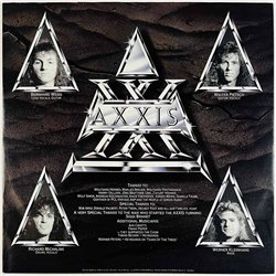 Axxis LP Kingdom Of The Night  kansi VG+ levy EX Käytetty LP