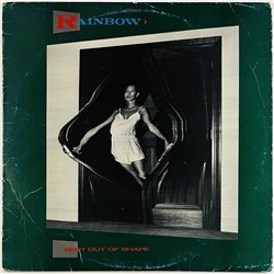 Rainbow LP Bent out of shape, Suomessa valmistettu  kansi G+ levy VG+ Käytetty LP