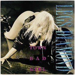 Legs Diamond LP Town Bad Girl  kansi EX- levy EX Käytetty LP
